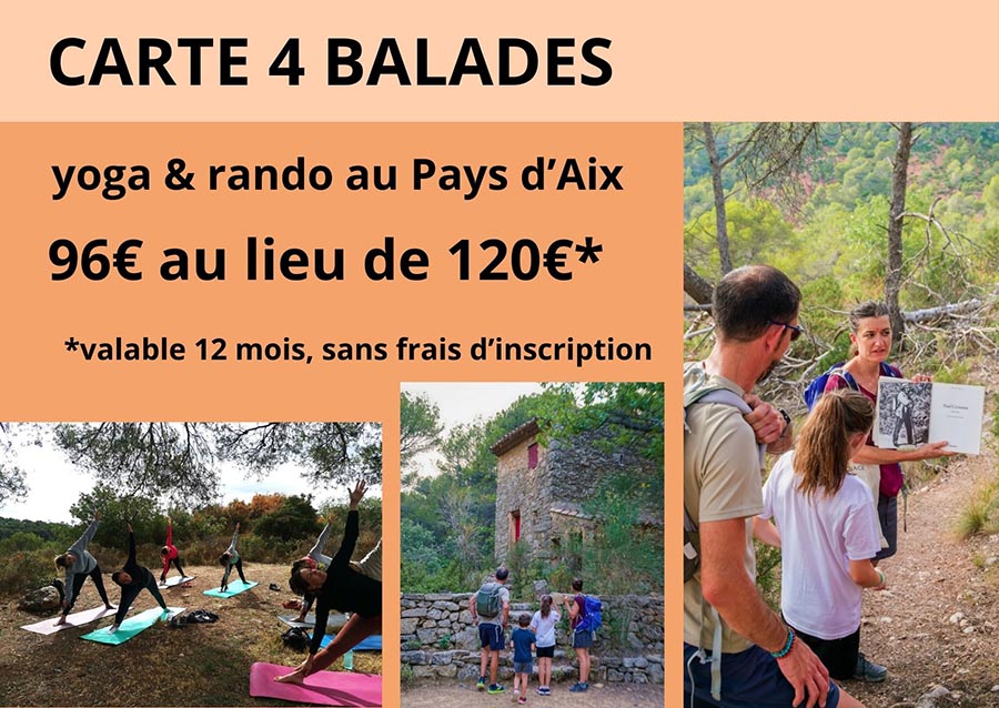 Advantage Card 4 Yoga and Forest Bathing walks-Pays Aix-Reise Trip Tours
