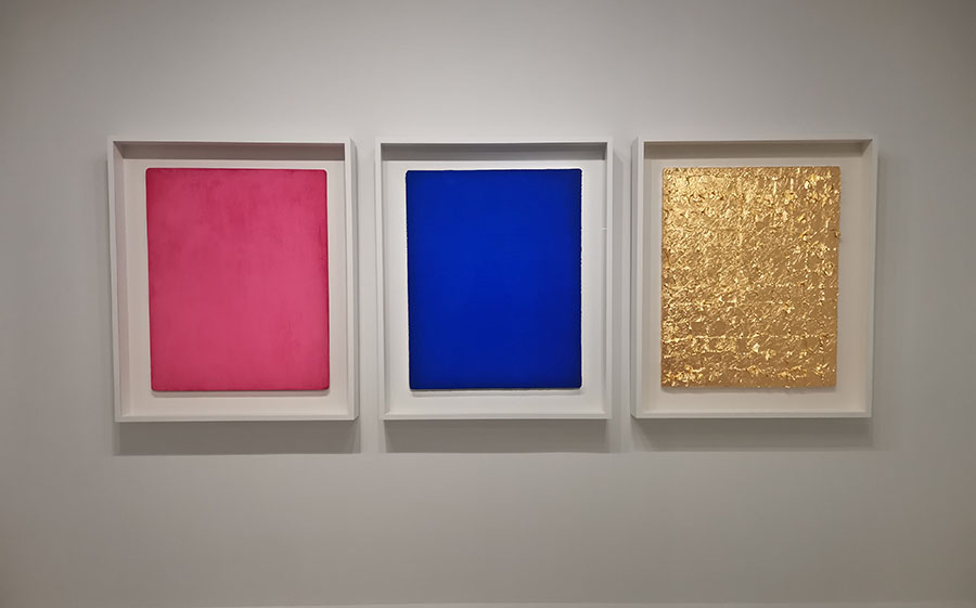 Monochromes-Yves Klein intime-Exposition